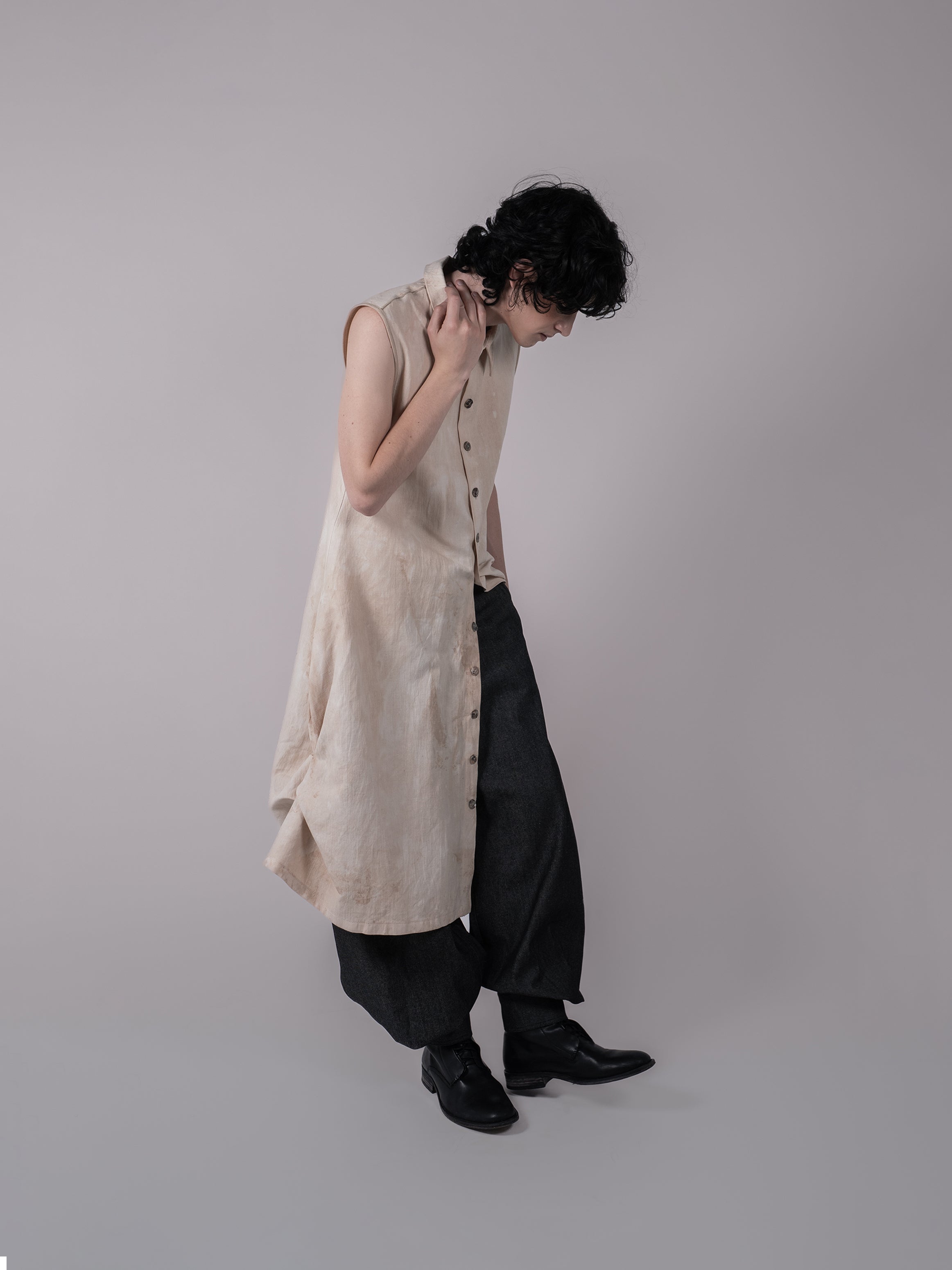 Look 8 - Chemise Oliban beige