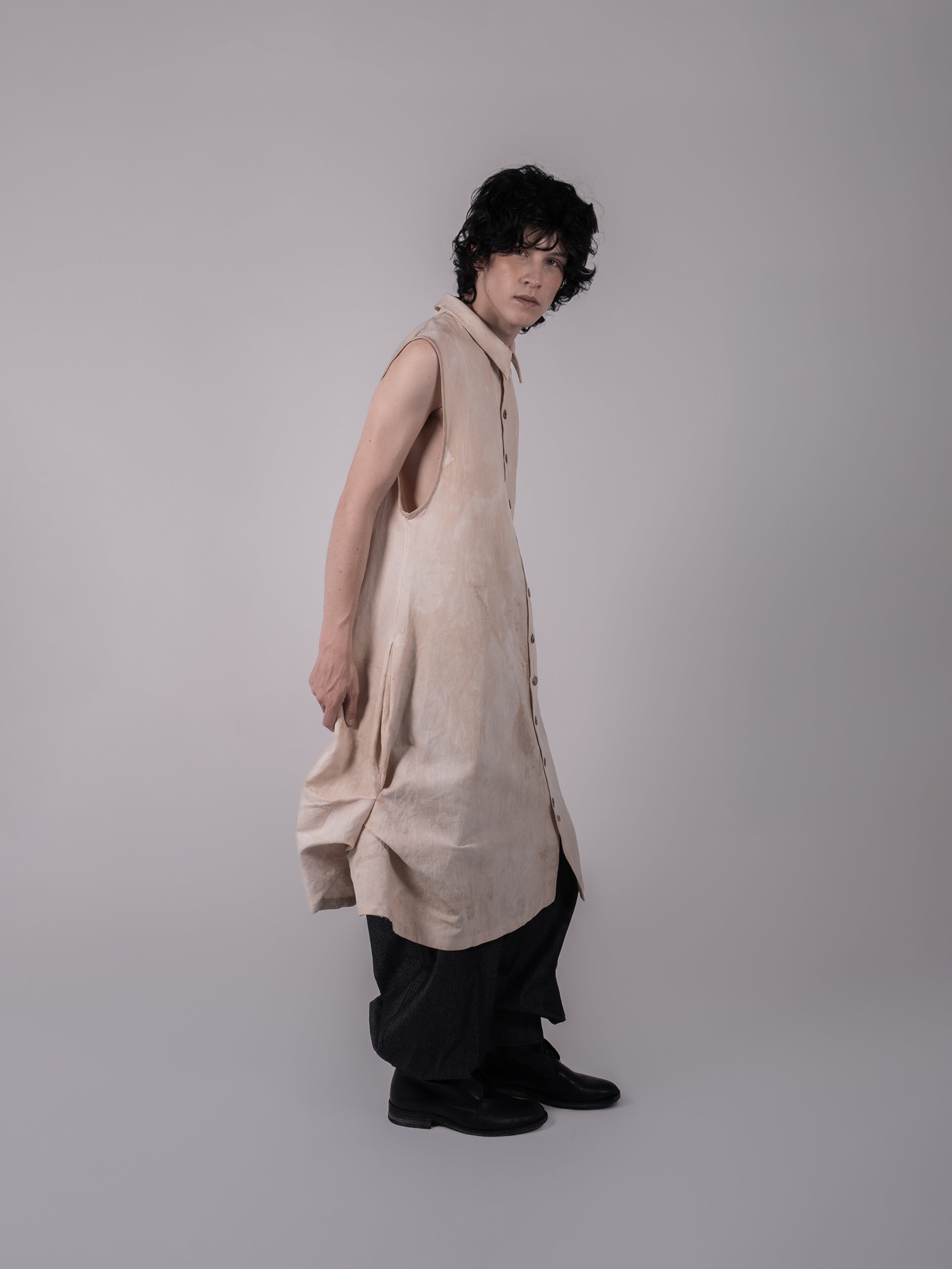 Look 8 - Chemise Oliban beige