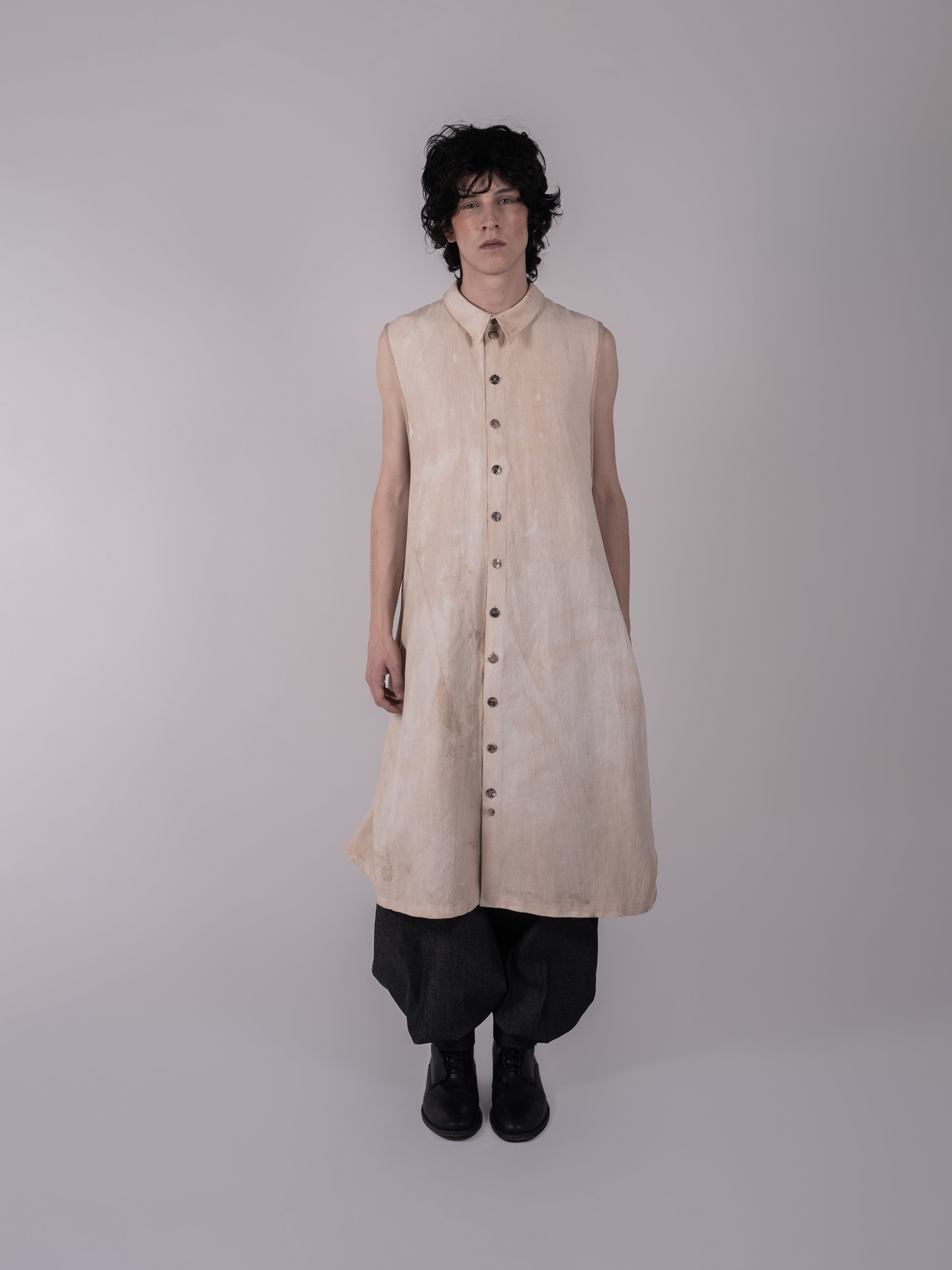 Look 8 - Chemise Oliban beige