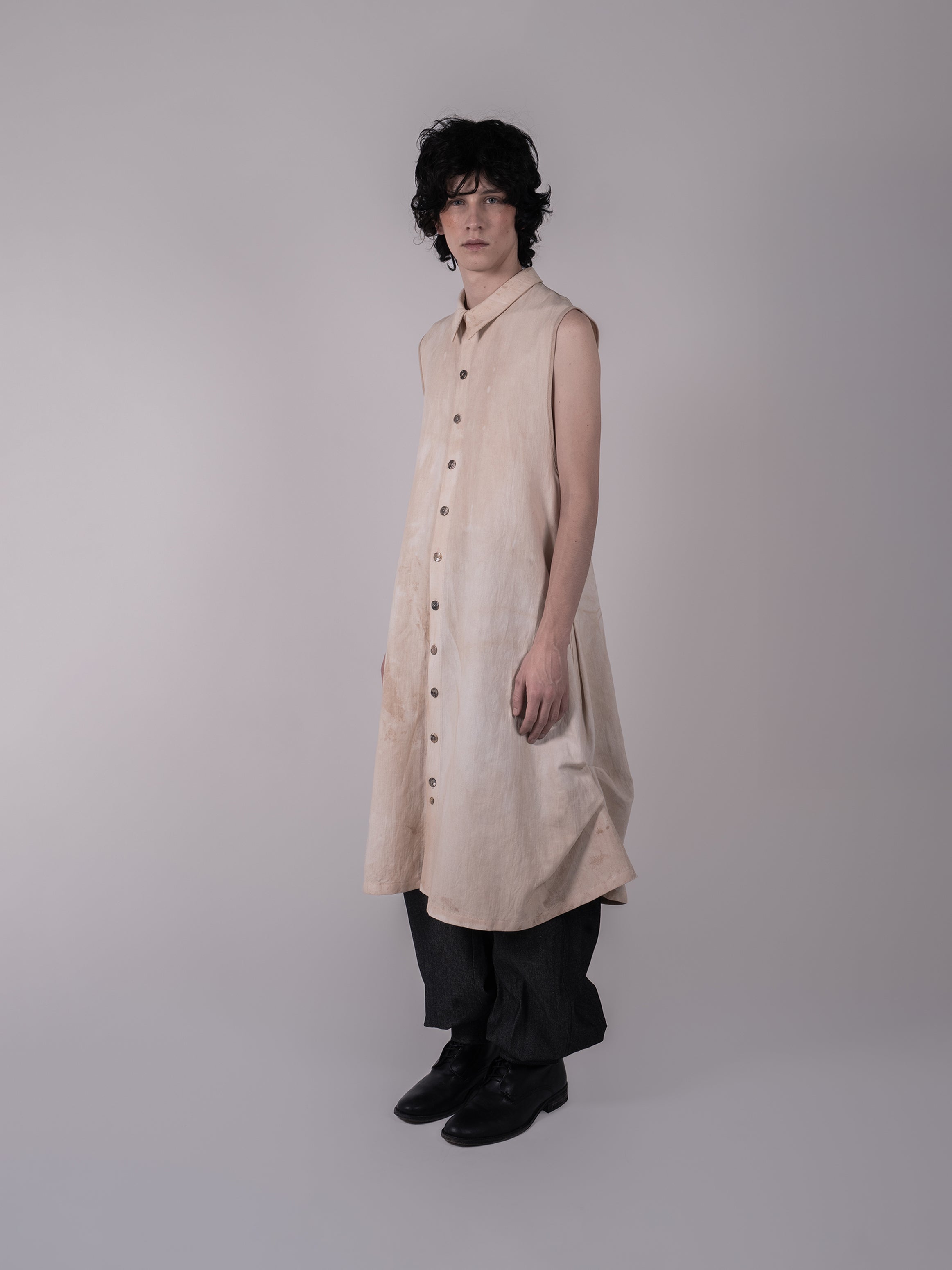 Look 8 - Chemise Oliban beige