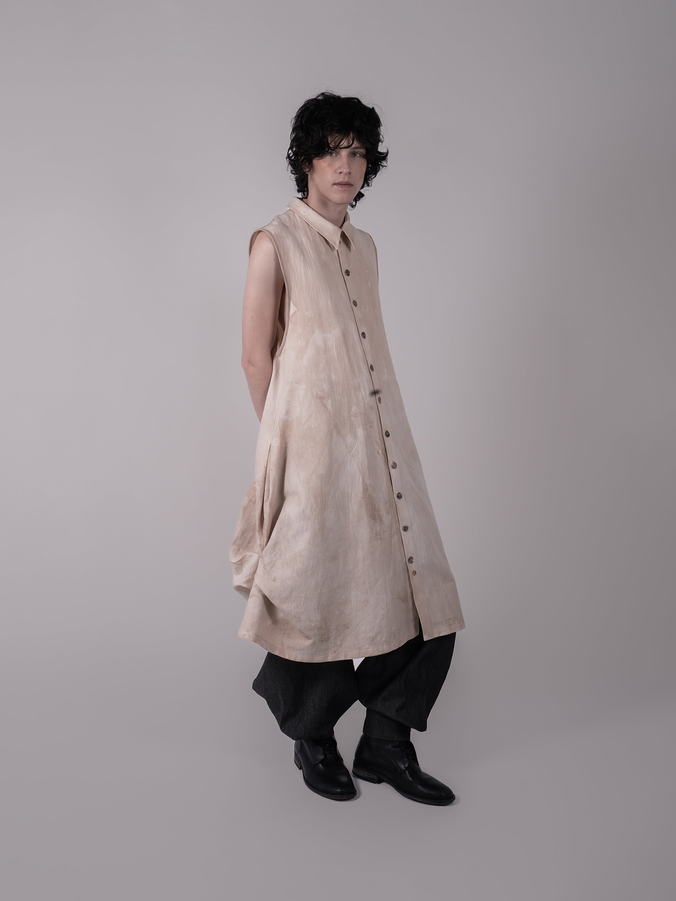 Look 8 - Chemise Oliban beige